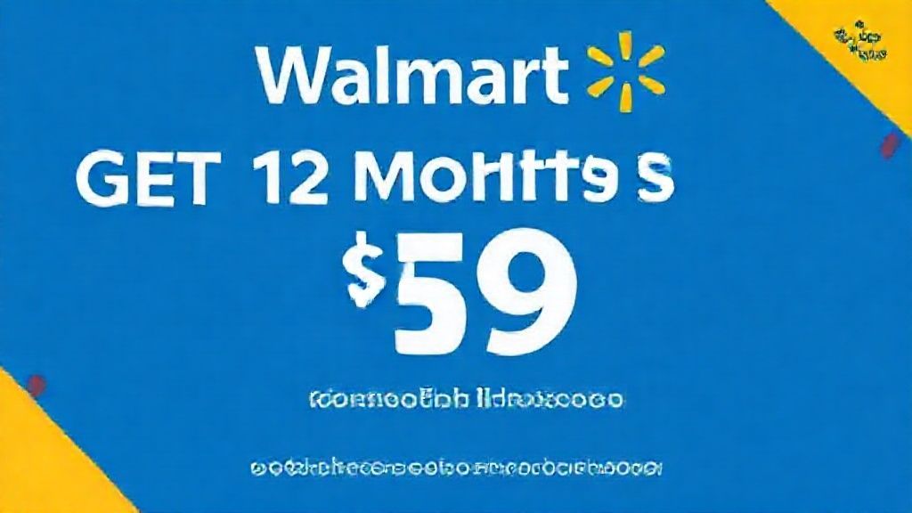 沃尔玛+年度会员半价促销：黑五提前5小时抢购+双流媒体任选