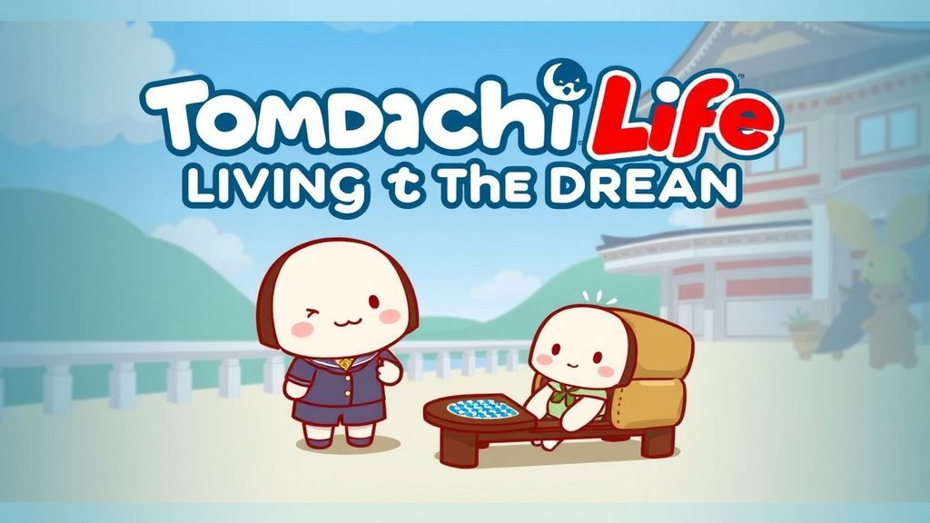 《朋友生活：梦想人生》4月16日登陆Switch！开启你的Mii岛屿冒险